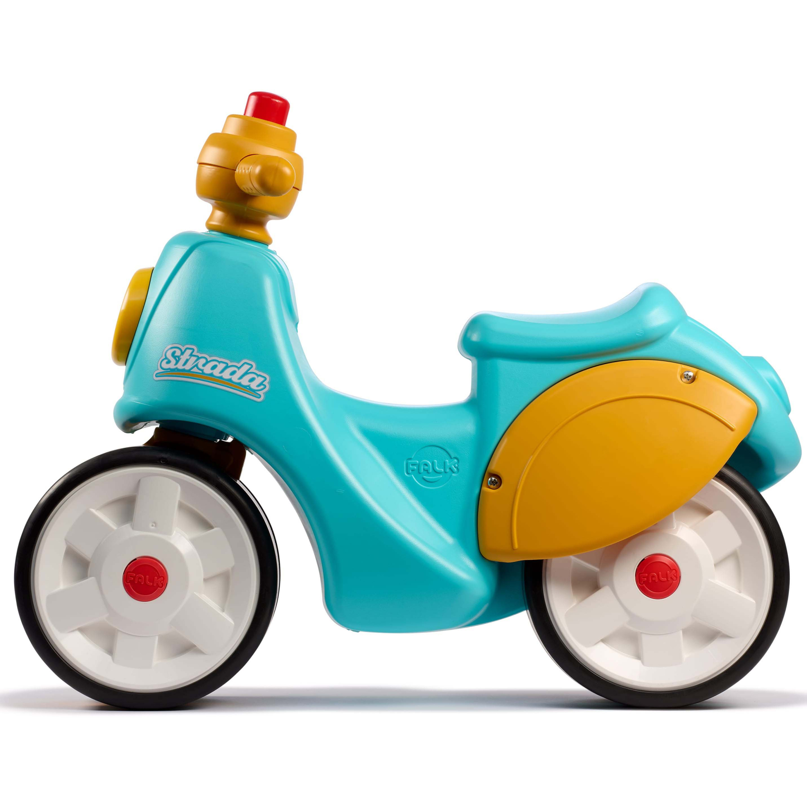 Беговел Falk с бесшумными колесами Strada желто-голубой (800S) изображение 2