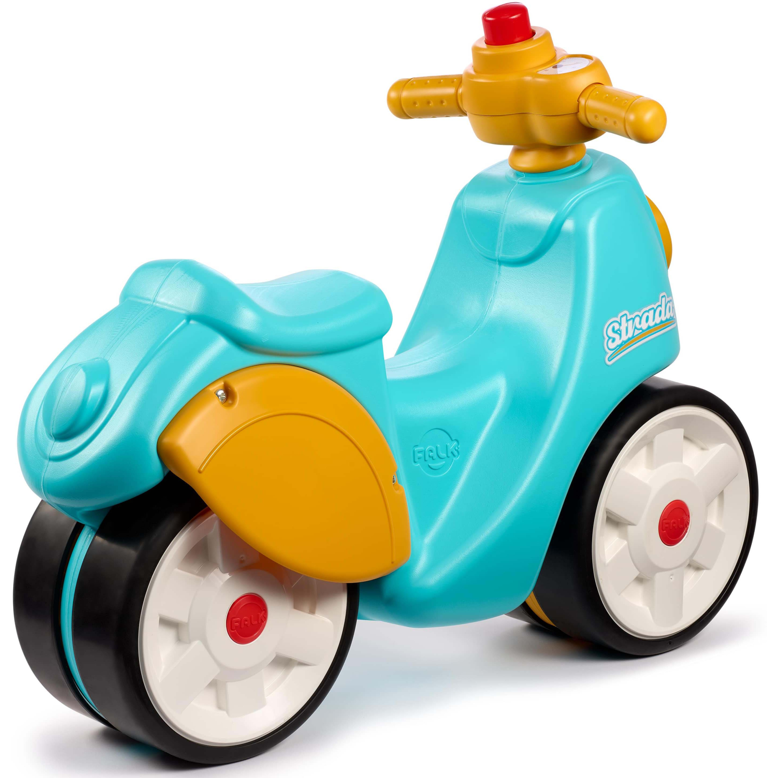 Беговел Falk с бесшумными колесами Strada желто-голубой (800S) изображение 3