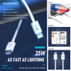 Дата кабель USB-C to Lightning 1.0m PD-B84i 35W Proda (PD-B84i-WHT) зображення 4