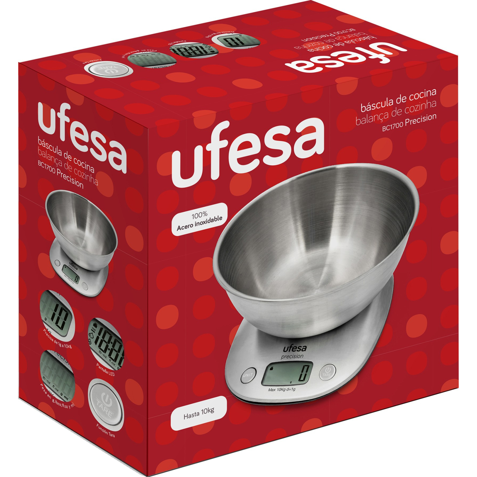 Весы кухонные Ufesa BC1700 precision (73104796) изображение 4