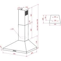 Витяжка кухонна Perfelli K 5210 I 700 LED зображення 11