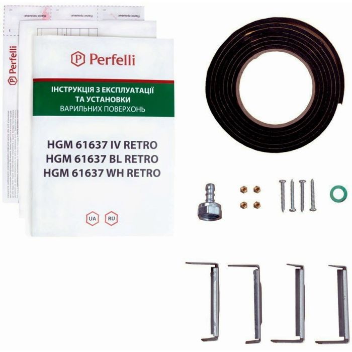 Варочная поверхность Perfelli HGM 61637 WH RETRO изображение 8