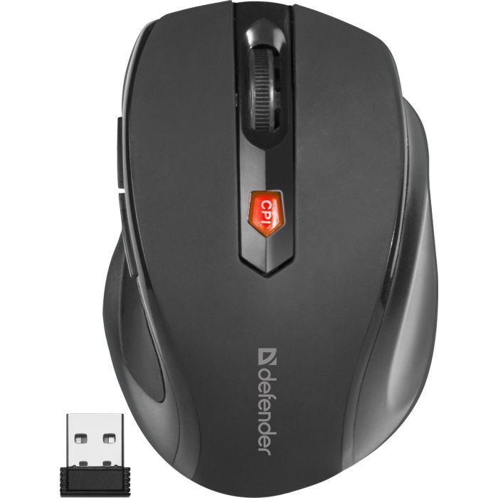 Мишка Defender Ultra MM-315 Wireless Black (52315) зображення 5