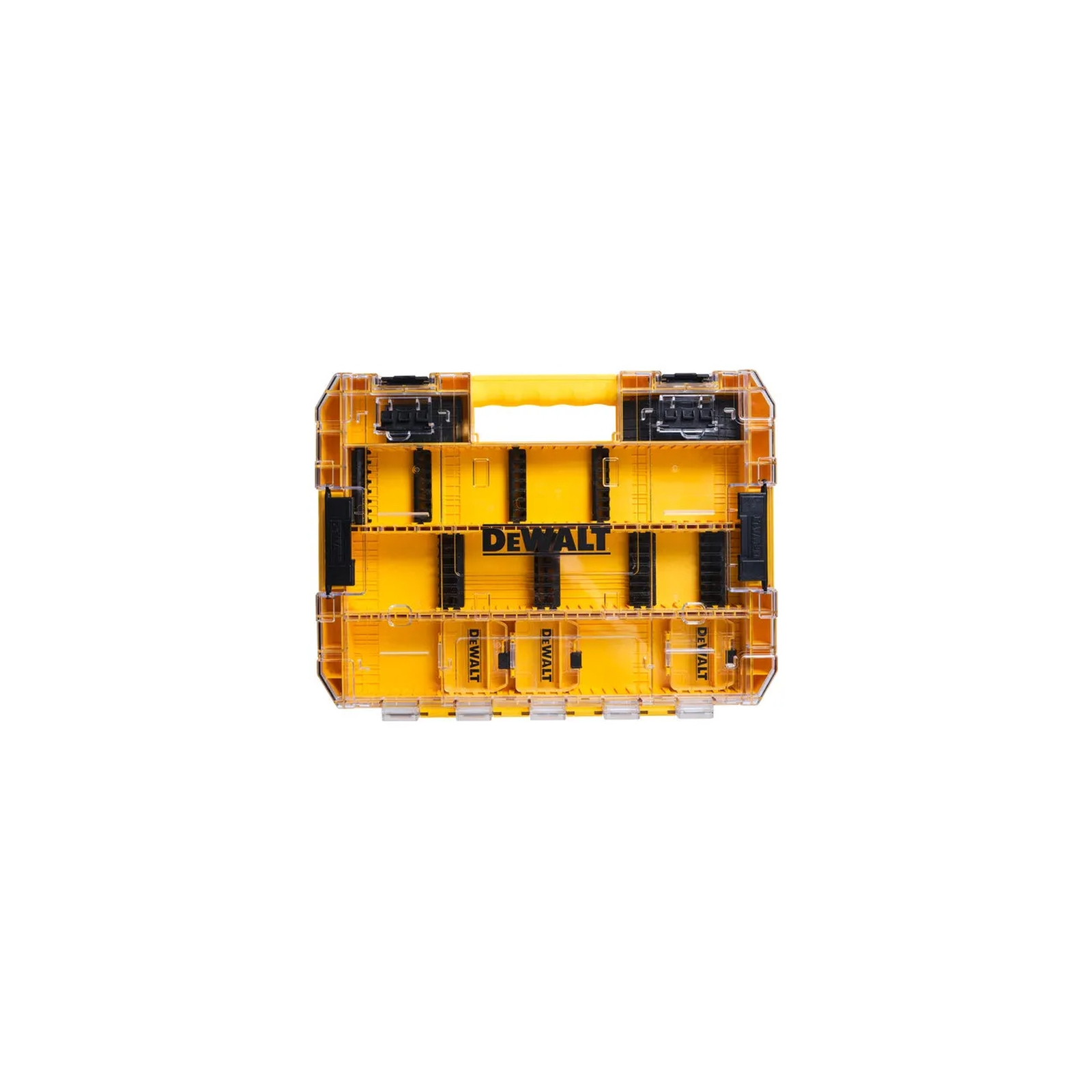 Ящик для инструментов DeWALT для бит системы TSTAK Tough Case L с футляром и кассетами 8шт, розделители 6шт (DT70804) изображение 4