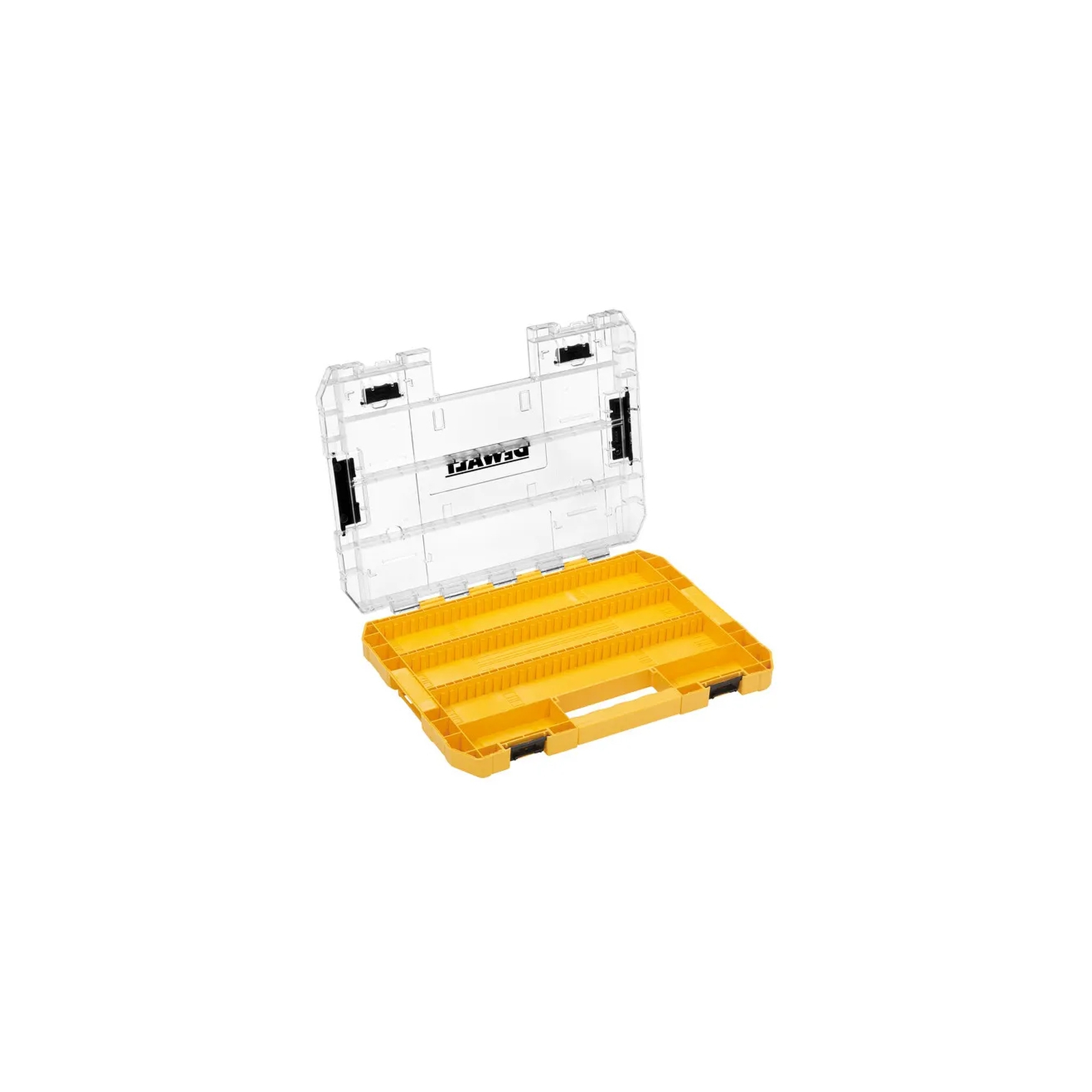 Ящик для инструментов DeWALT для бит системы TSTAK Tough Case L с футляром и кассетами 8шт, розделители 6шт (DT70804)