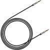 Кабель мультимедийный Jack 3.5mm Yiven M30 M/M 1.5m silver-black Baseus (CAM30-CS1) изображение 2