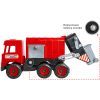 Спецтехніка Tigres Авто "Middle truck" сміттєвоз (червоний) в коробці (39488) зображення 3