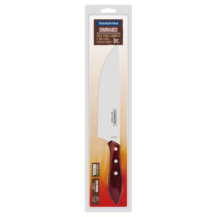 Кухонний ніж Tramontina Barbecue Polywood Meat 203 мм Червоне Дерево (21191/178) зображення 5
