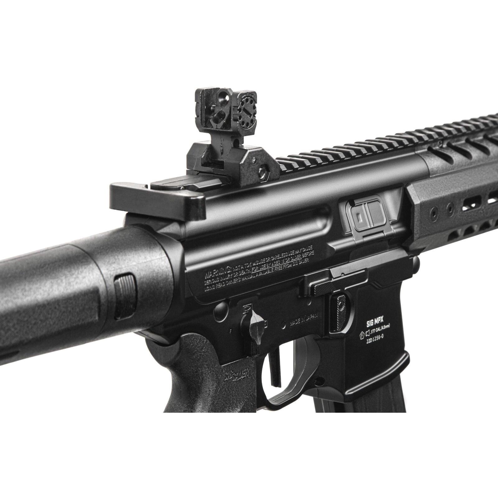 Пневматична гвинтівка Sig Sauer MPX GEN II Black (AIR-MPX-177-G2-BLK) зображення 4