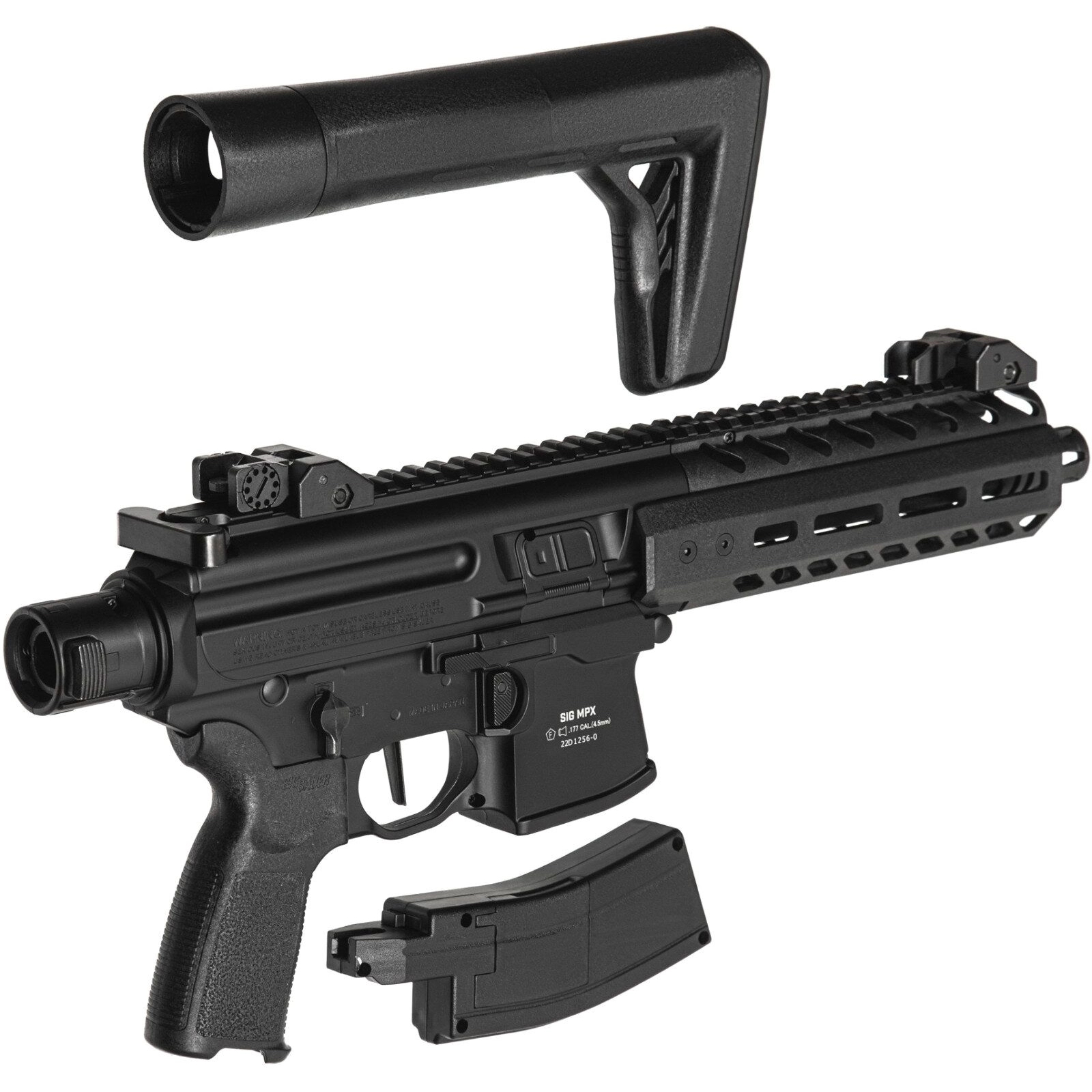Пневматическая винтовка Sig Sauer MPX GEN II Black (AIR-MPX-177-G2-BLK) изображение 6