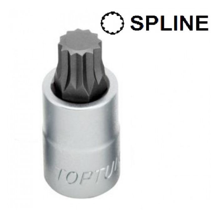 Головка торцева Toptul SPLINE M14 L55мм 1/2" (BCHA1614)