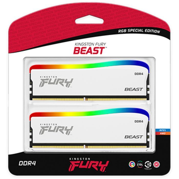 Модуль памяти для компьютера DDR4 32GB (2x16GB) 3200 MHz Beast RGB Special Edition Kingston Fury (ex.HyperX) (KF432C16BWAK2/32) изображение 6