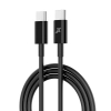 Дата кабель USB-C to USB-C 1.0m 20W CC-03B Black Grand-X (CC-03B) зображення 2