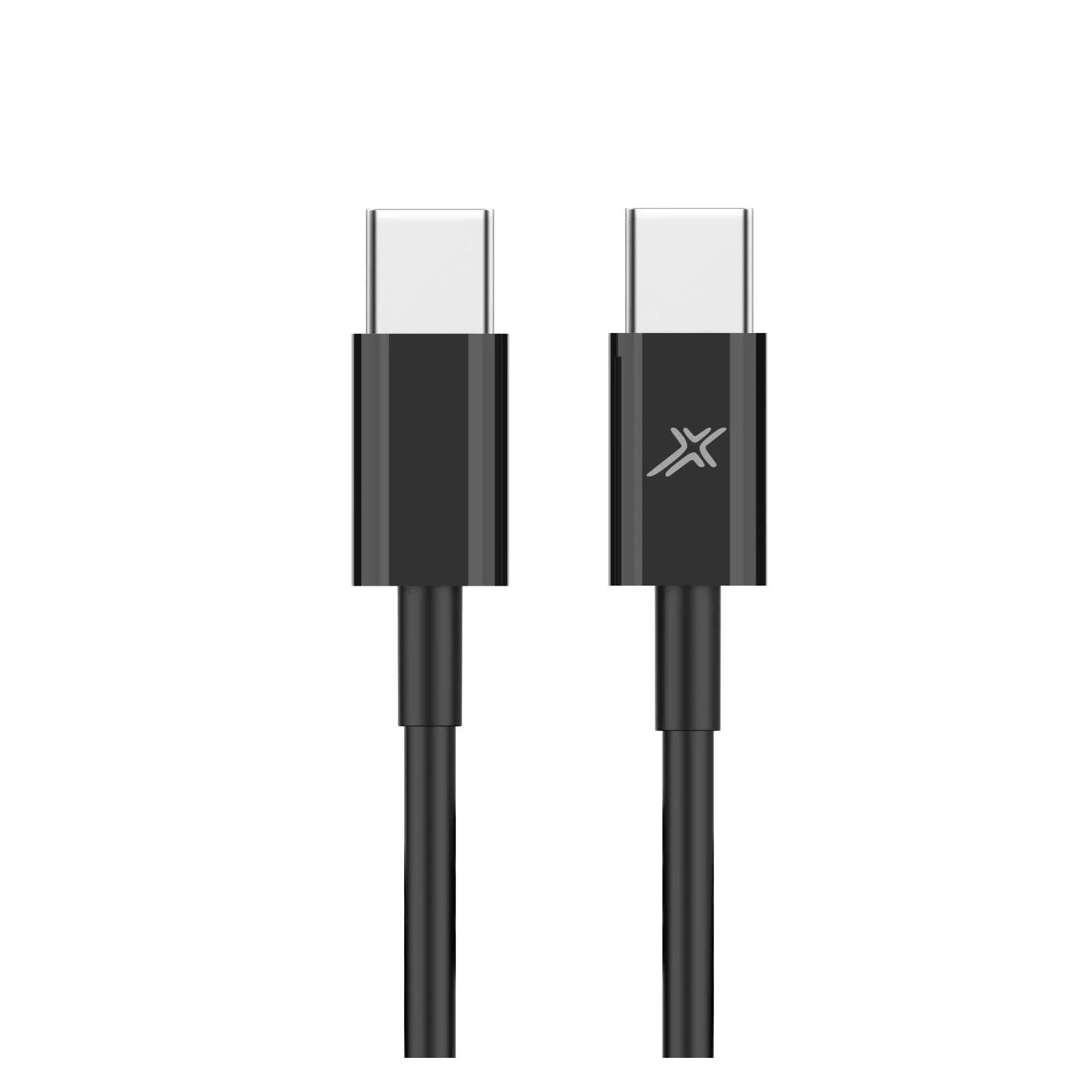 Дата кабель USB-C to USB-C 1.0m 20W CC-03B Black Grand-X (CC-03B)