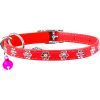 Ошейник для животных WAUDOG GLAMOUR "Цветочек" с резинкой и стразами для кошек (красный) (32553) изображение 2