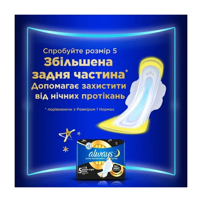 Гигиенические прокладки Always Ultra Day&Night (Размер 3) 40 шт. (8700216450287) изображение 8