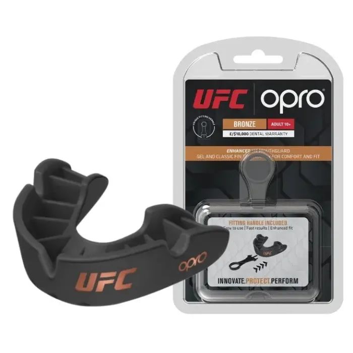 Капа Opro Bronze UFC дитяча Black (UFC_Jr_Bronze_Bl) изображение 4