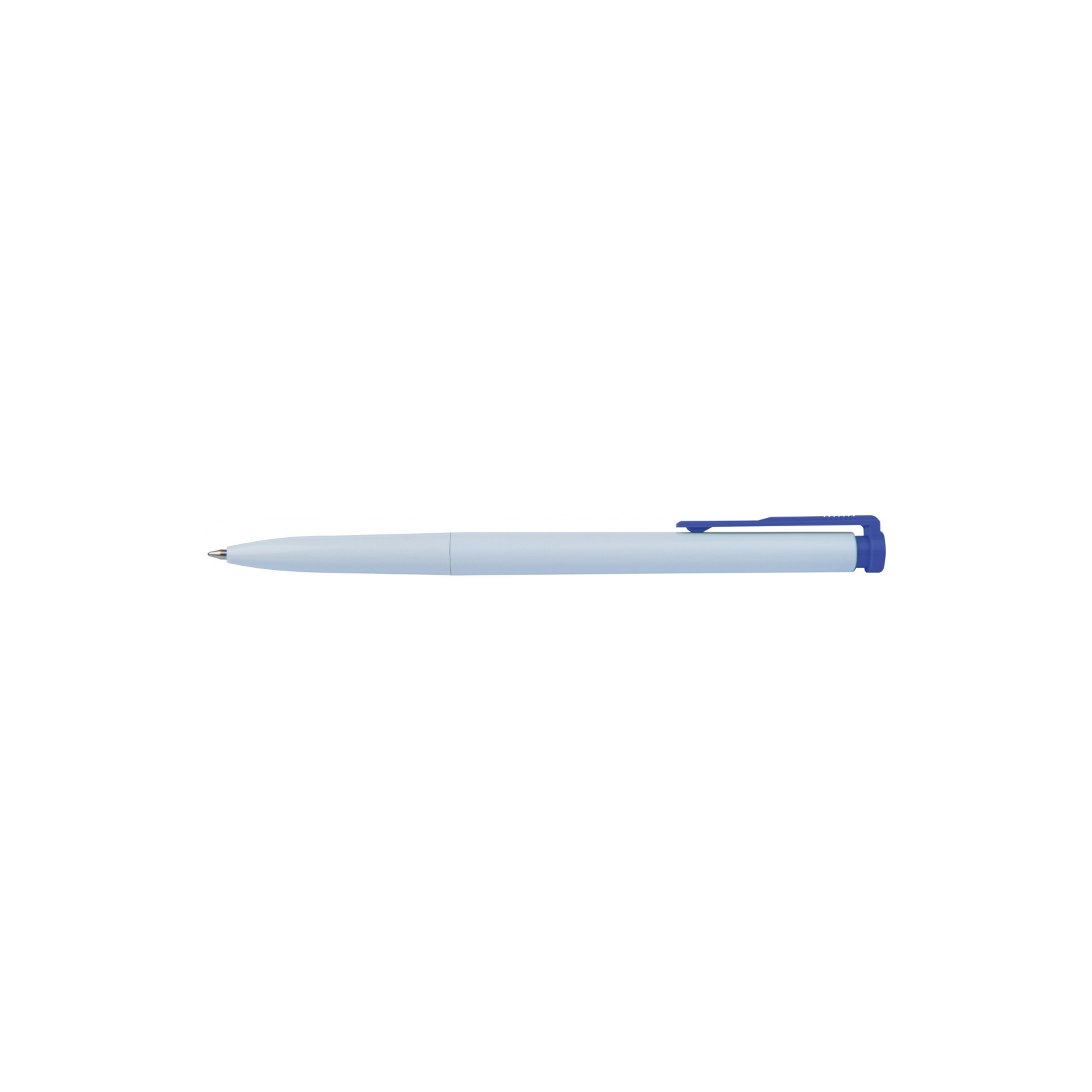Ручка шариковая Economix promo DELHI. Корпус бело-синий, пишет синим (E10236-02)