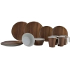 Набор туристической посуды Gimex Tableware Nature 16 Pieces 4 Person Wood (6913100)
