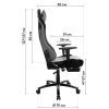 Крісло ігрове GT Racer X-5108 Black зображення 12