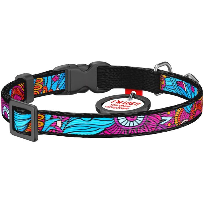 Ошейник для животных WAUDOG Лето с QR паспортом XS 20-30 см (5267) изображение 2