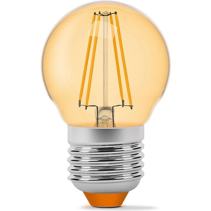 Лампочка Videx LED Filament G45FA 4W E27 2200K бронза (VL-G45FA-04272) зображення 2