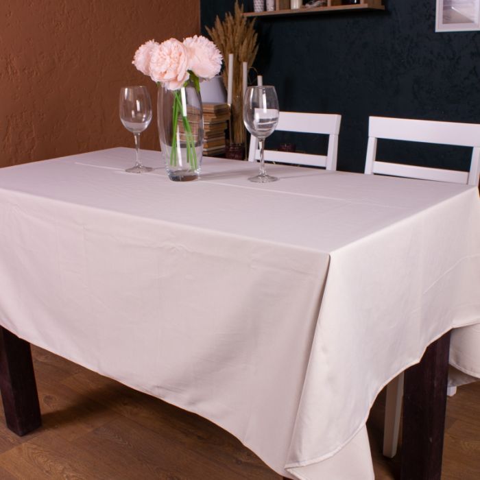 Скатерть MirSon Водонепроницаемая №403 Satin Waterproof Light Gray 140x180 см (2200006739494)