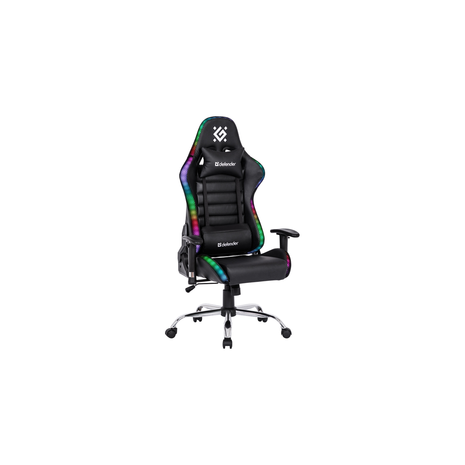 Кресло игровое Defender Ultimate RGB Black (64355) изображение 3
