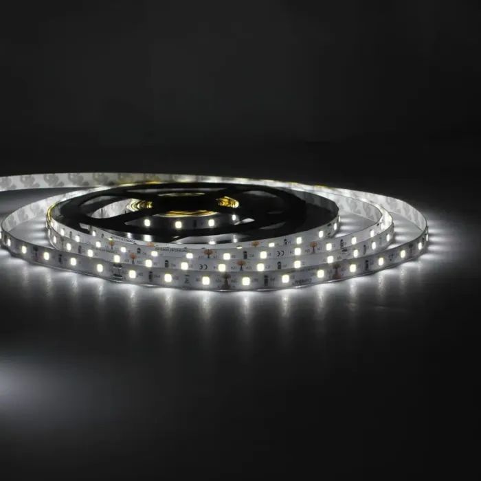 Світлодіодна стрічка LED-STIL 6000K 6 Вт/м 2835 (діоди Samsung) 60 діодів IP33 12 Вольт 650 lm (DFN2835-60A-IP20-CW) зображення 2