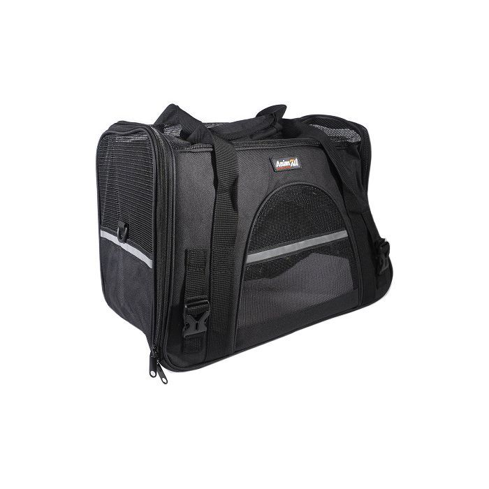 Переноска для животных AnimAll HJ-8003 мягкая 48х25х33 см черная (2000981206260)