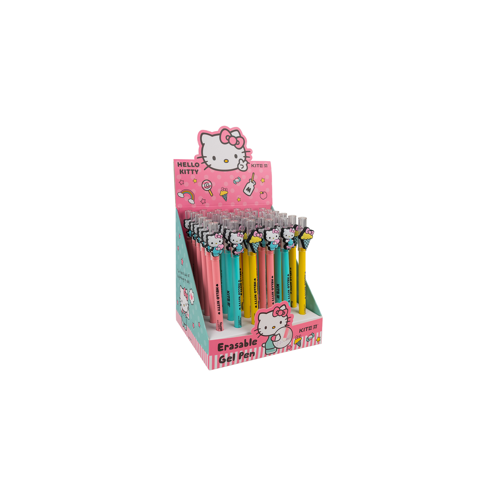 Ручка гелевая Kite пиши-стирай Hello Kitty, синяя в ассортименте (HK23-352) изображение 2
