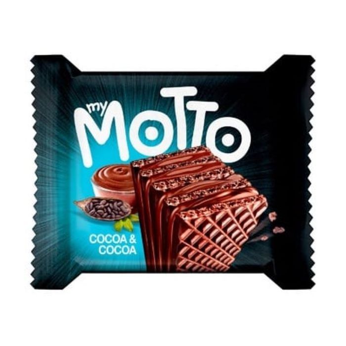 Вафли MyMotto Двойное какао 34 г (3800205871705)