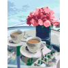 Картина по номерам Rosa Кофе и цветы 35 х 45 см (4823098521235)