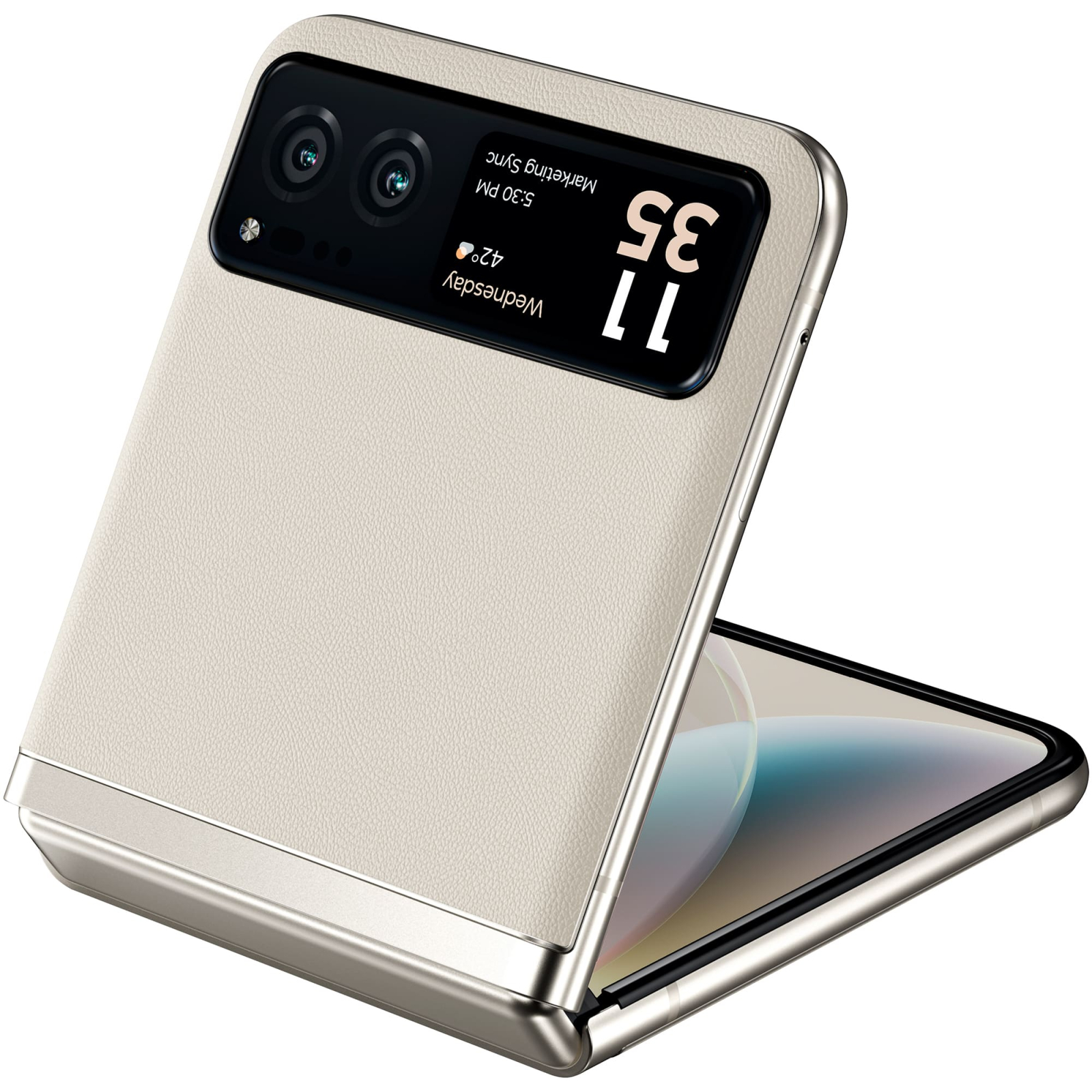 Мобильный телефон Motorola Razr 40 8/256GB Vanilla Cream (PAYA0047RS) изображение 7