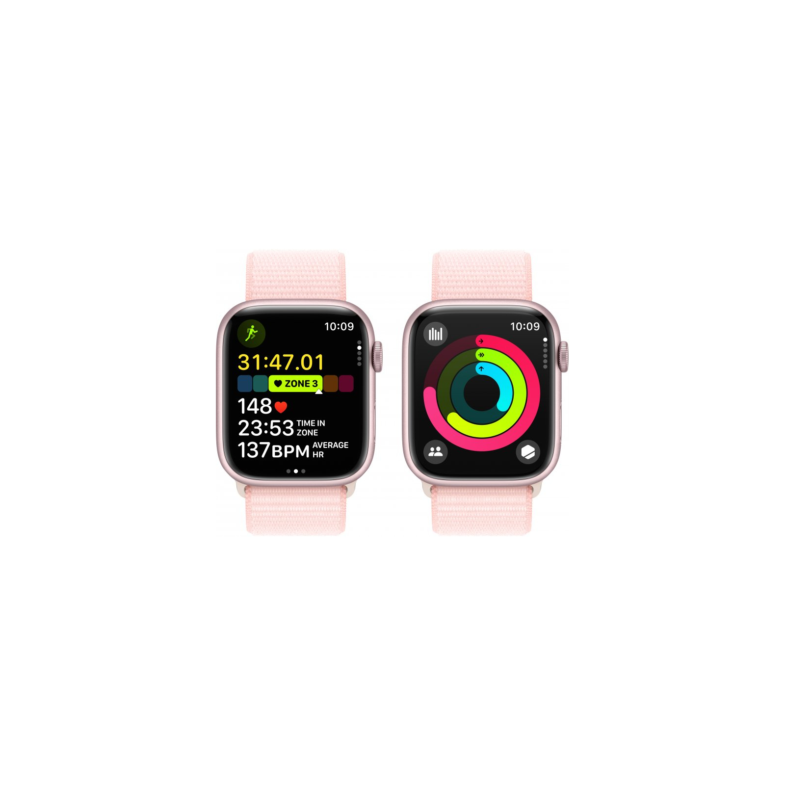 Смарт-часы Apple Watch Series 9 GPS 41mm Midnight Aluminium Case with Midnight Sport Loop (MR8Y3QP/A) изображение 8
