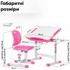 Парта со стулом Evo-kids Pink (Evo-06 Ergo PN) изображение 4