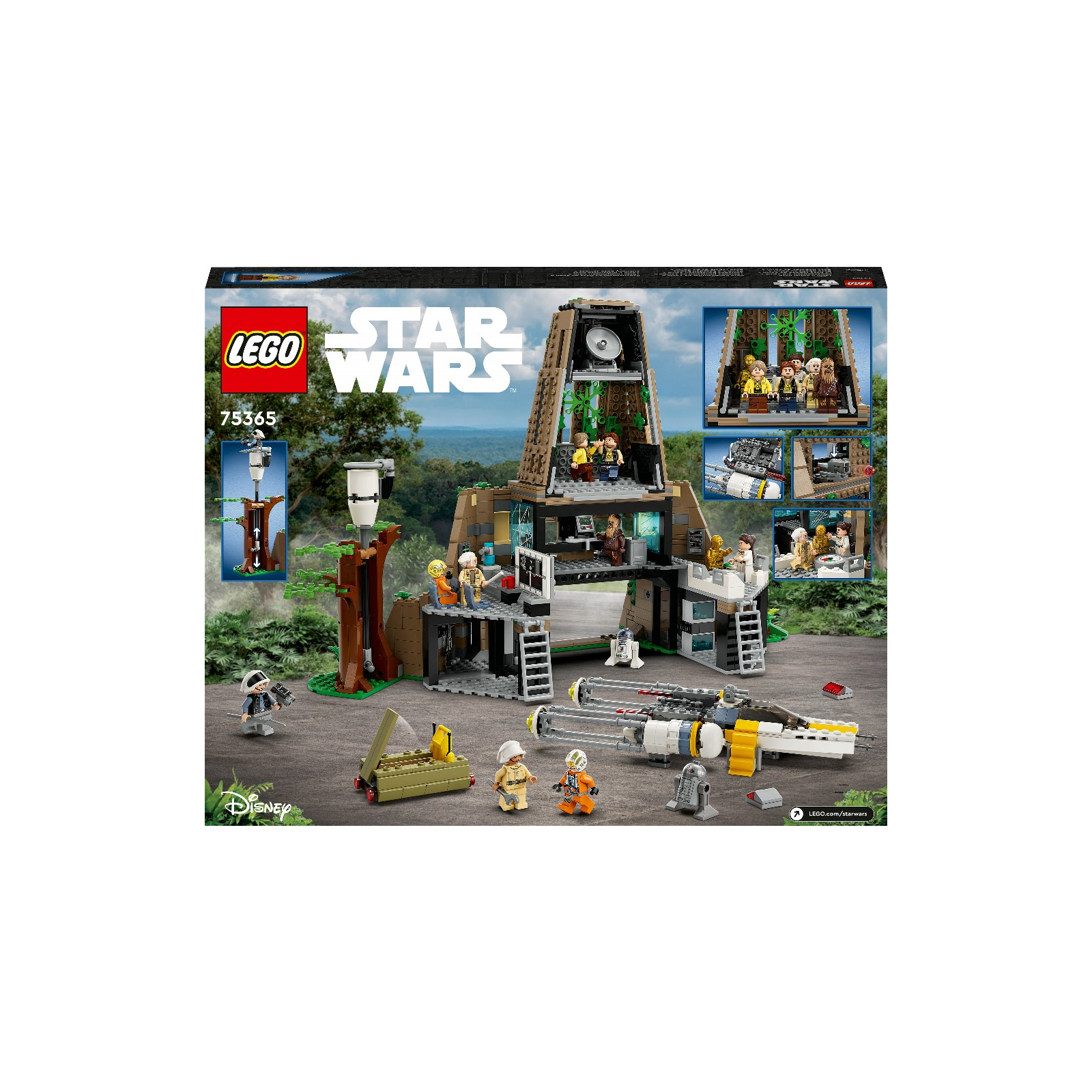Конструктор LEGO Star Wars База повстанцев Явин 4, 1066 деталей (75365) изображение 10