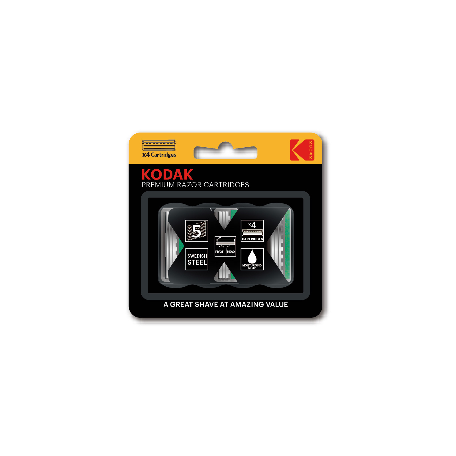 Змінні касети Kodak Premium 5 лез 4 шт. (30421981) зображення 4