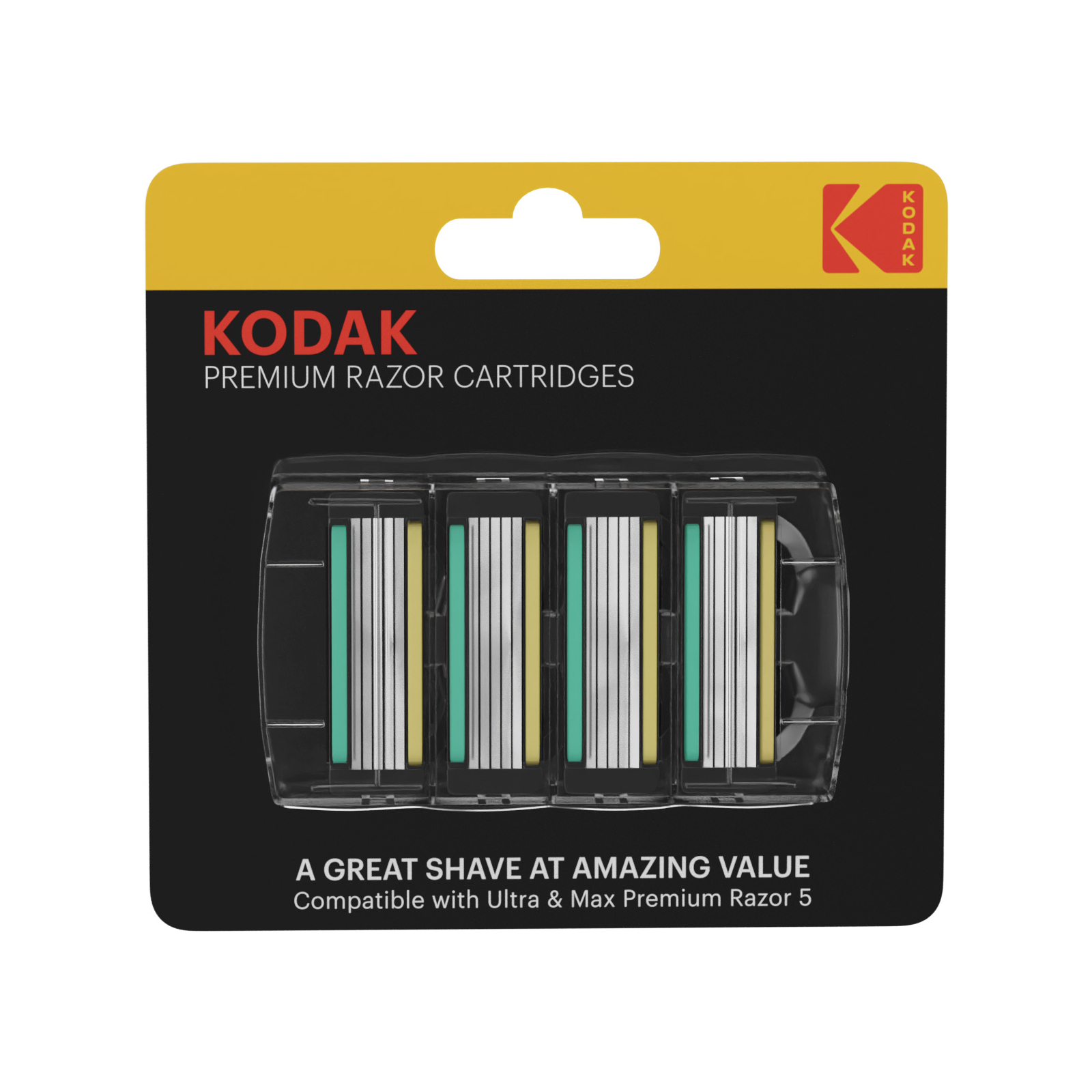 Сменные кассеты Kodak Premium 5 лезвий 4 шт. (30421981)