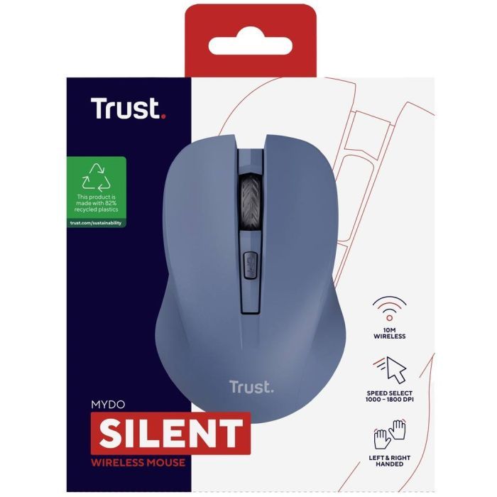 Мышка Trust Mydo Silent Wireless Black (25084) изображение 9