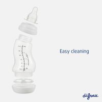 Бутылочка для кормления Difrax S-bottle Natural антиколиковая, силикон, 250 мл (736FE Pink) изображение 4