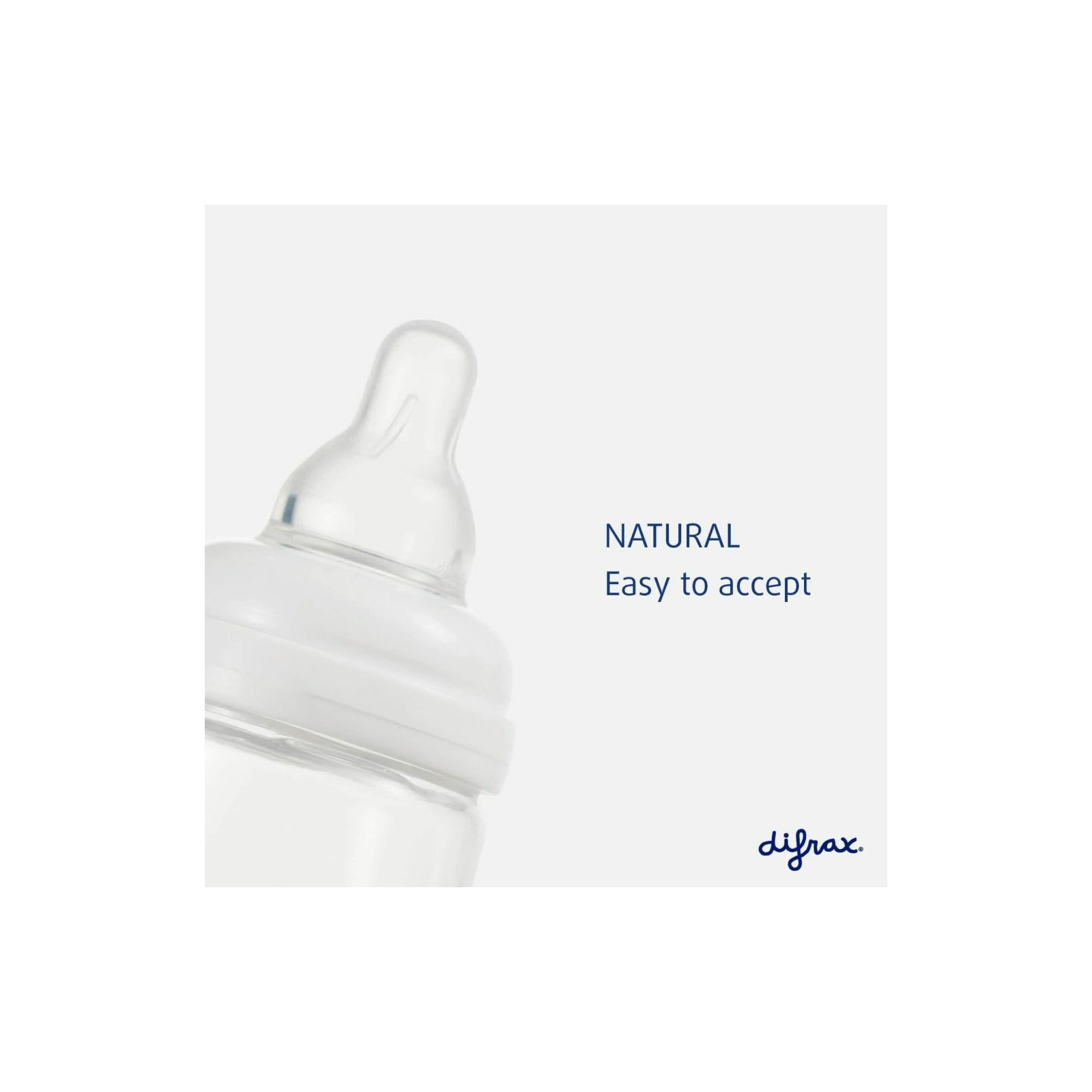 Бутылочка для кормления Difrax S-bottle Natural антиколиковая, силикон, 250 мл (736FE Blue) изображение 6