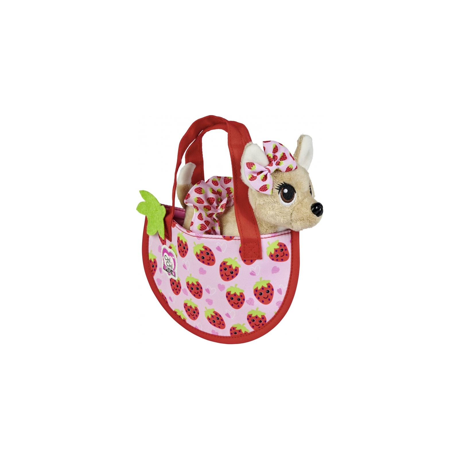 М'яка іграшка Chi Chi Love Собачка Маленька ягідка з сумочкою 15 см (5890147)