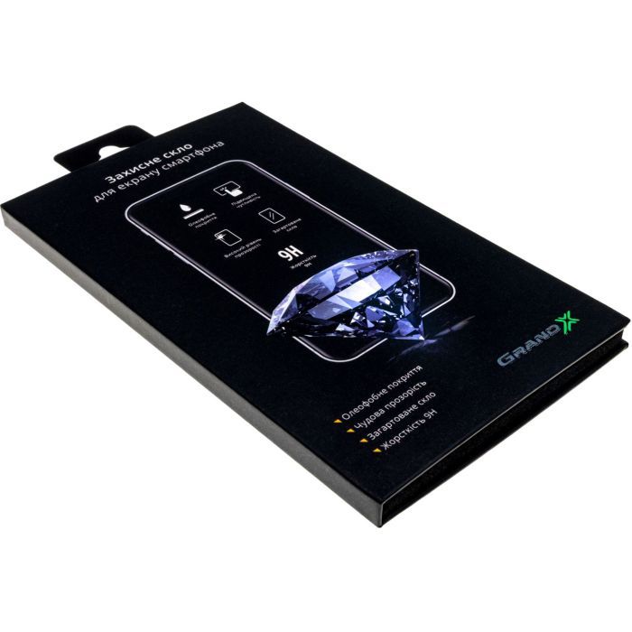 Скло захисне Grand-X Apple iPhone 12 Pro Max 9D black (AIP12PRM9D) зображення 2