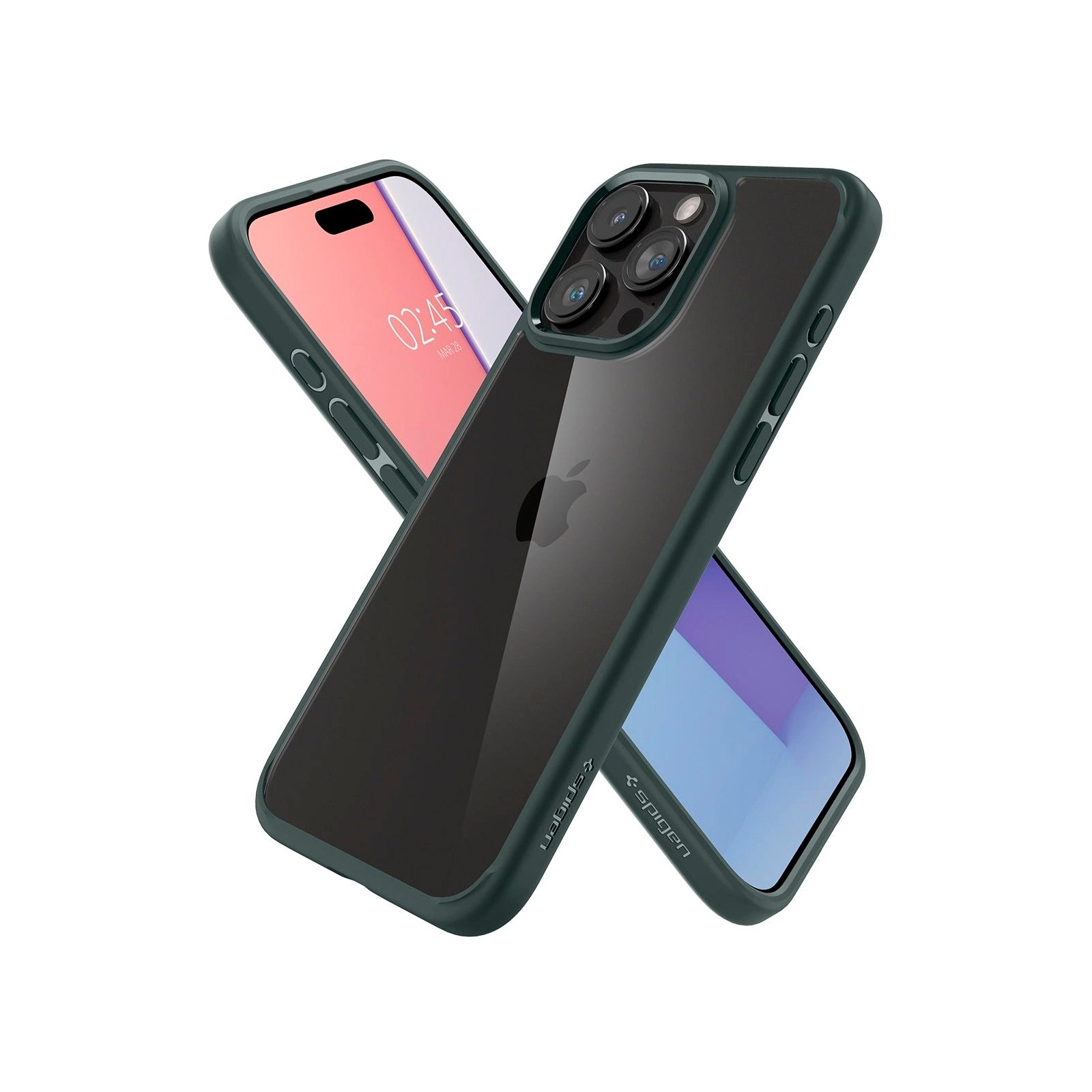 Чохол до мобільного телефона Spigen Apple iPhone 15 Pro Max Ultra Hybrid Abyss Green (ACS06574) зображення 3