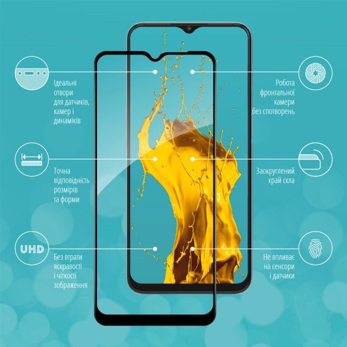 Скло захисне Piko Full Glue Oppo A16 (1283126522062) зображення 3