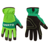 Захисні рукавиці Verto синтетична шкіра, р.9, зелений (97H121)