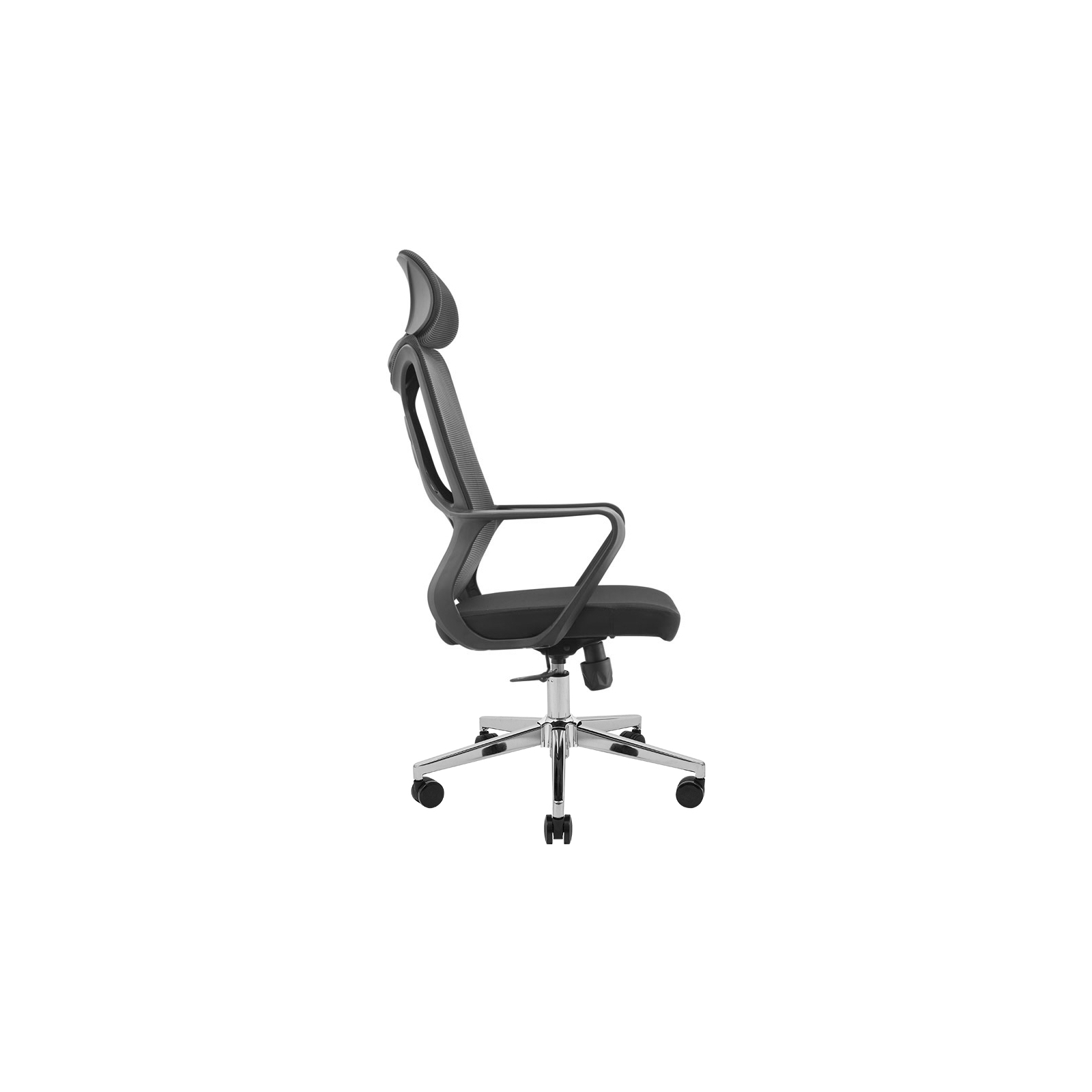 Офисное кресло Richman Монеро Хром M-1 (Tilt) Сетка черная + сетка серая (ADD0003211) изображение 3