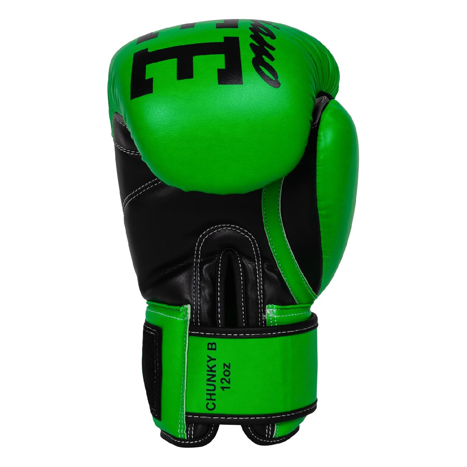 Боксерські рукавички Benlee Chunky B PU-шкіра 12oz Зелені (199261 (Neon green) 12 oz.) зображення 3