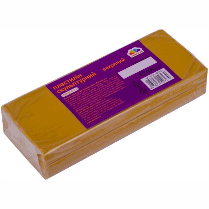 Пластилин ГАММА'UA Скульптурный охряный, 400 г (4820219213239)